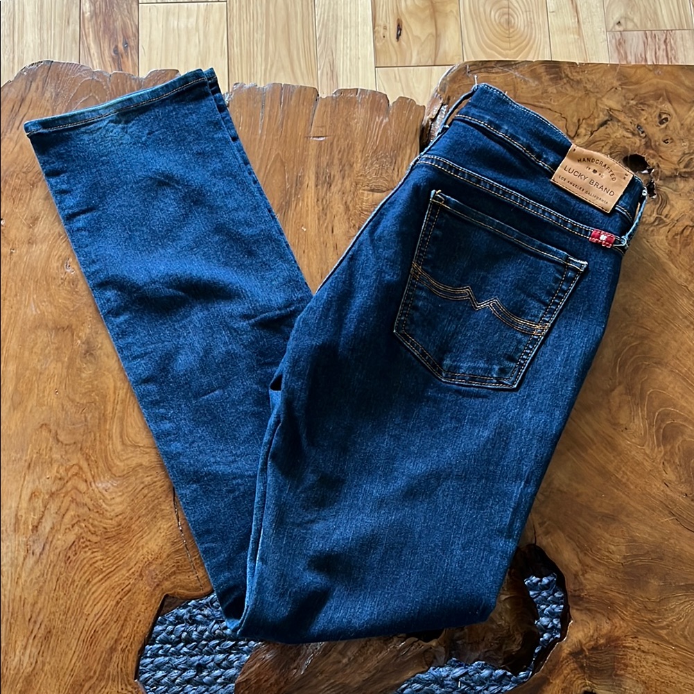 Lucky Brand Blue Straight Leg Jeans Classic Denim
